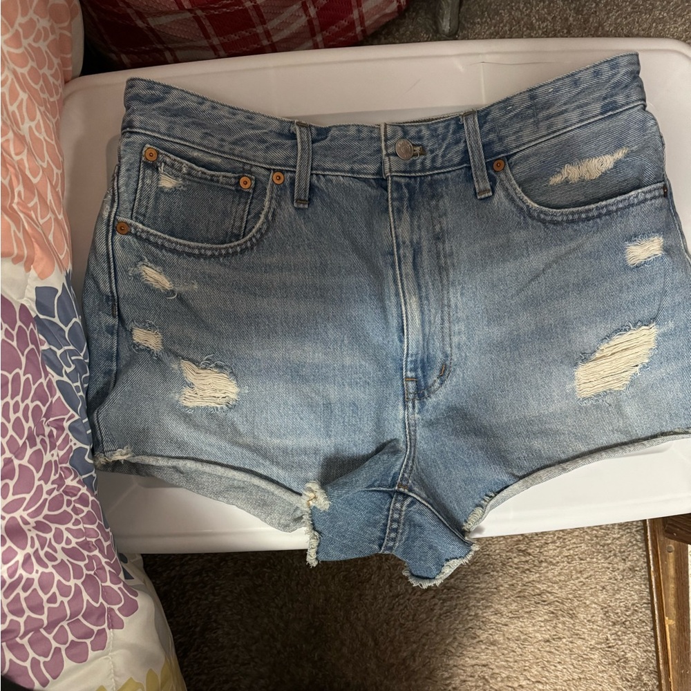 madewell jean shorts size 10